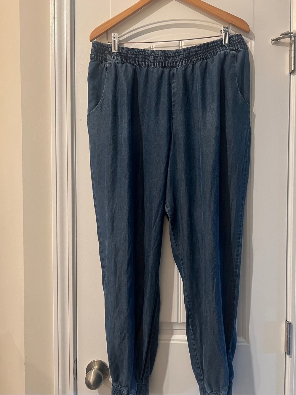 Gap pull on lyocell Joggers